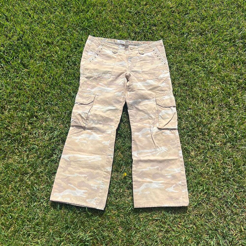 2000s old navy camo y2k baggy wide leg y2k womens size 12